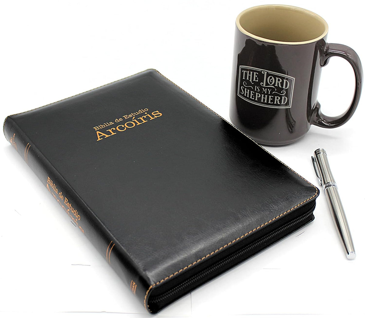 Biblia de Estudio Reina Valera 1960 Arco Iris Edicion Especial con Letra Grande color Negro