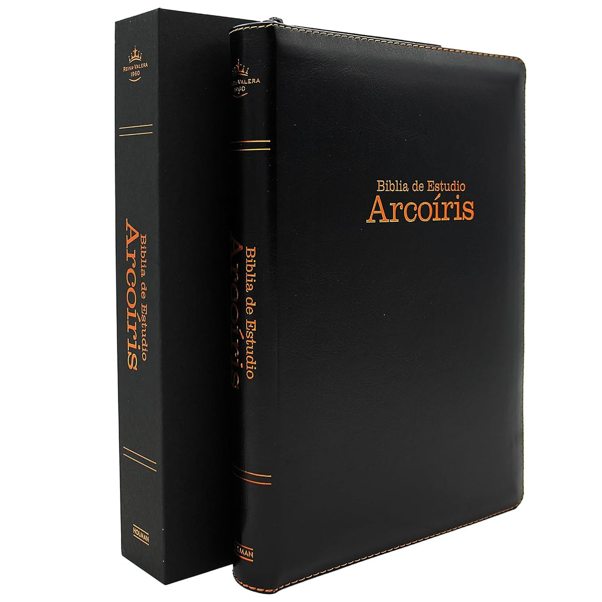 Biblia de Estudio Reina Valera 1960 Arco Iris Edicion Especial con Letra Grande color Negro
