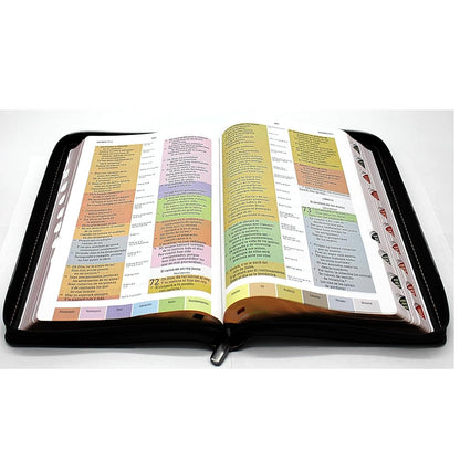 Biblia de Estudio Reina Valera 1960 Arco Iris Edicion Especial con Letra Grande color Negro