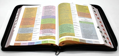 Biblia de Estudio Reina Valera 1960 Arco Iris Edicion Especial con Letra Grande color Negro