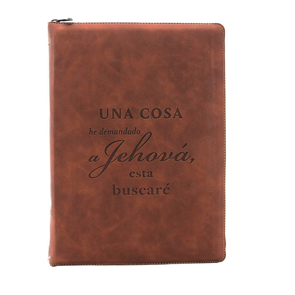 Biblia de Estudio Reina Valera 1960 Arco Iris Edicion Especial con Letra Grande color Cafe " Una Cosa he demandado a Jehova esta Buscare"