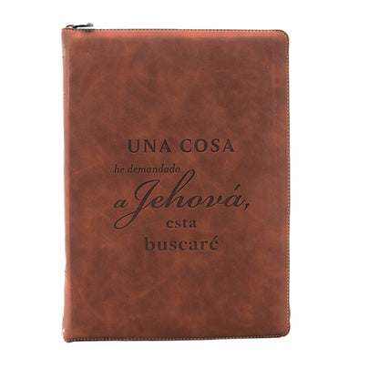 Biblia de Estudio Reina Valera 1960 Arco Iris Edicion Especial con Letra Grande color Cafe " Una Cosa he demandado a Jehova esta Buscare"