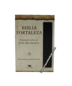 Biblia Fortaleza: Devocionales por John Macarthur, Negro