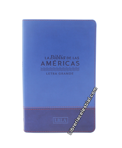 La Biblia de la Americas Letra Grande, Azul