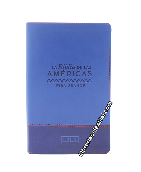 La Biblia de la Americas Letra Grande, Azul
