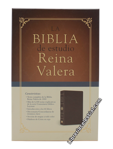 Biblia de Estudio Reina Valera 1909, Marron