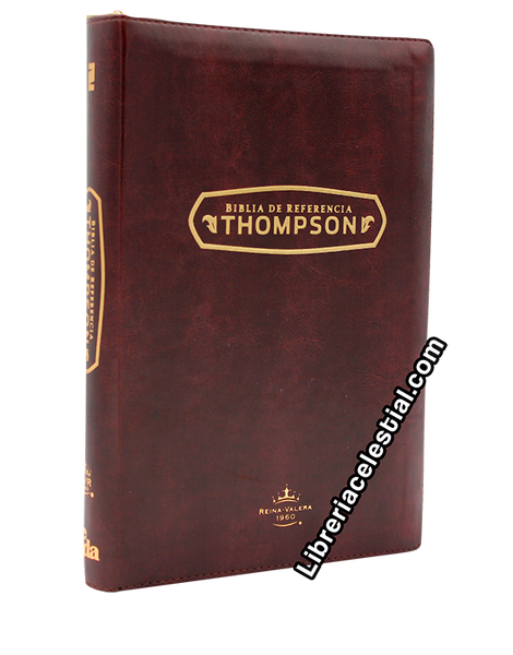 Biblia para Estudio Thompson con Cierre, Cafe Oscuro