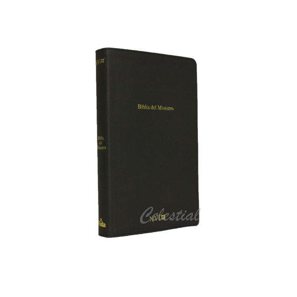 Biblia de Ministro Tamaño Manual Negro Nueva Version Internacional